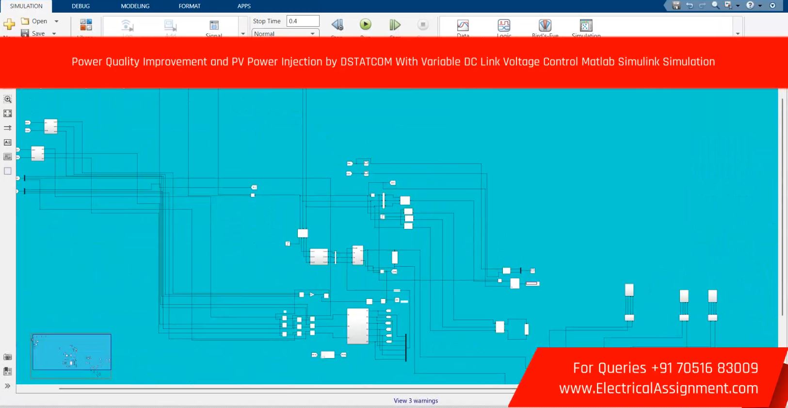 Fuzzy logic Control Power Quality Improvement and PV Power Injection by DSTATCOM Variable DC Link Voltage Control screenshot 10